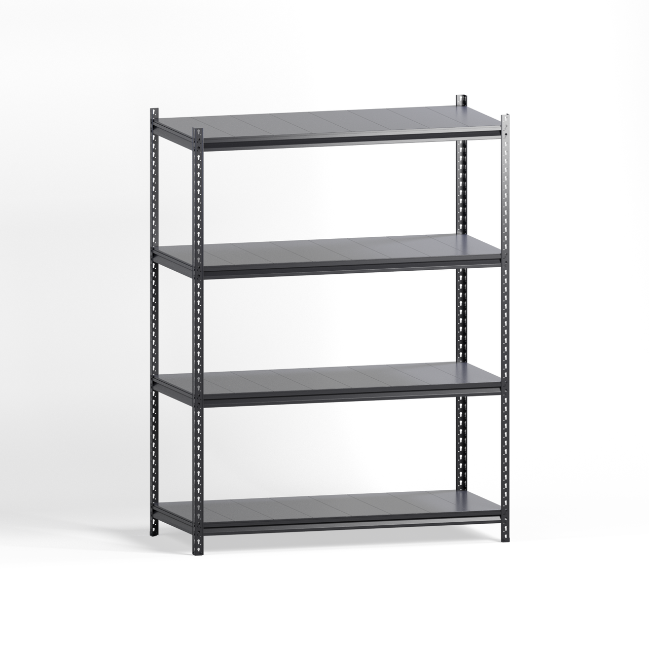 Стелаж для складу, архіву, магазину. SECTOR 2000*1338*303 Ral 7024 з полицями металевими 4 шт, фото 1