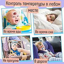 Дитячі термометри, набір 4 в 1. Термометри не містять ртуті, спирту або скла, зручний у використанні, фото 4