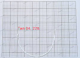Каркас (кісточки) для бюстгальтера ARTA-F. Тип 04