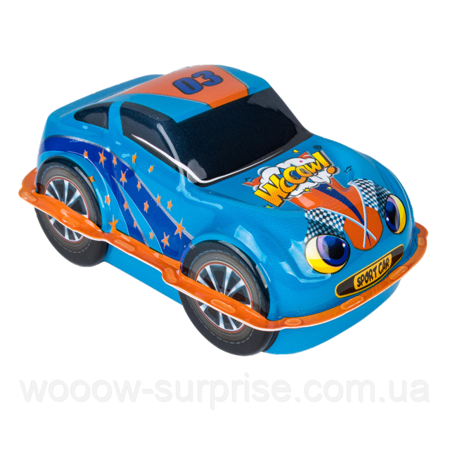 Машинка пластиковая Lucky car 40г с игрушкой-сюрпризом и конфетами
