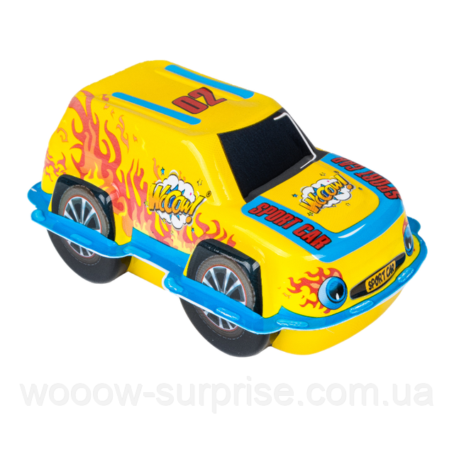 Машинка пластиковая Lucky car 40г с игрушкой-сюрпризом и конфетами