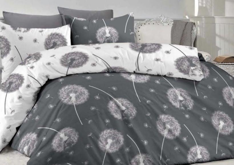 Постільна білизна бязь сімейний комплект «Серенада» сірого кольору, фото 1