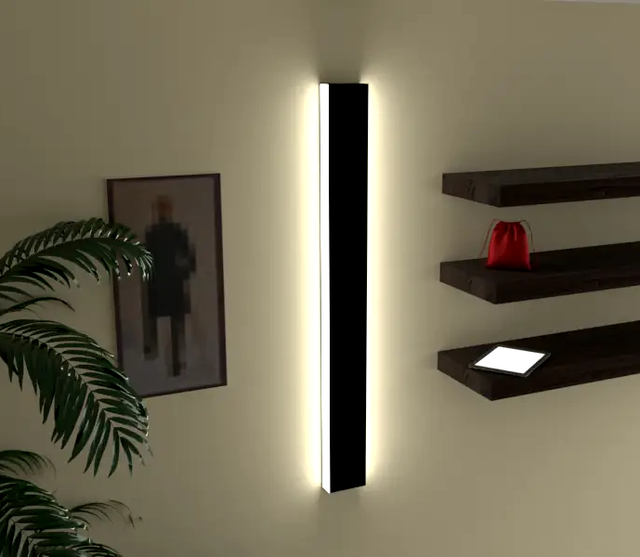 Настенный Двухсторонний линейный LED светильник фото 120-1502-00341