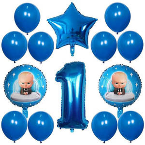 Набір із кульок | Бос із однією зіркою