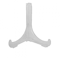 Підставка для тарілок вітринна Пластикова прозора підставка для посуду H 15 cm W 13 cm