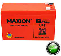Акумулятор гелевий MAXION GEL 12-9.5 12V, 9,5AH