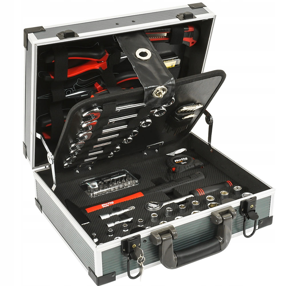 Notig Tools набір інструментів у валізі 90 шт. N4803