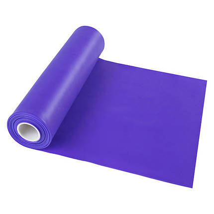 Стрічка еластична для фітнесу фіолетова Let's Go 2,5 м, фото 2