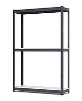 Стелаж для складу, архіву, магазину. чк-400 пофарбований ral 7024 1887*1440*460*3полиць ЛДСП