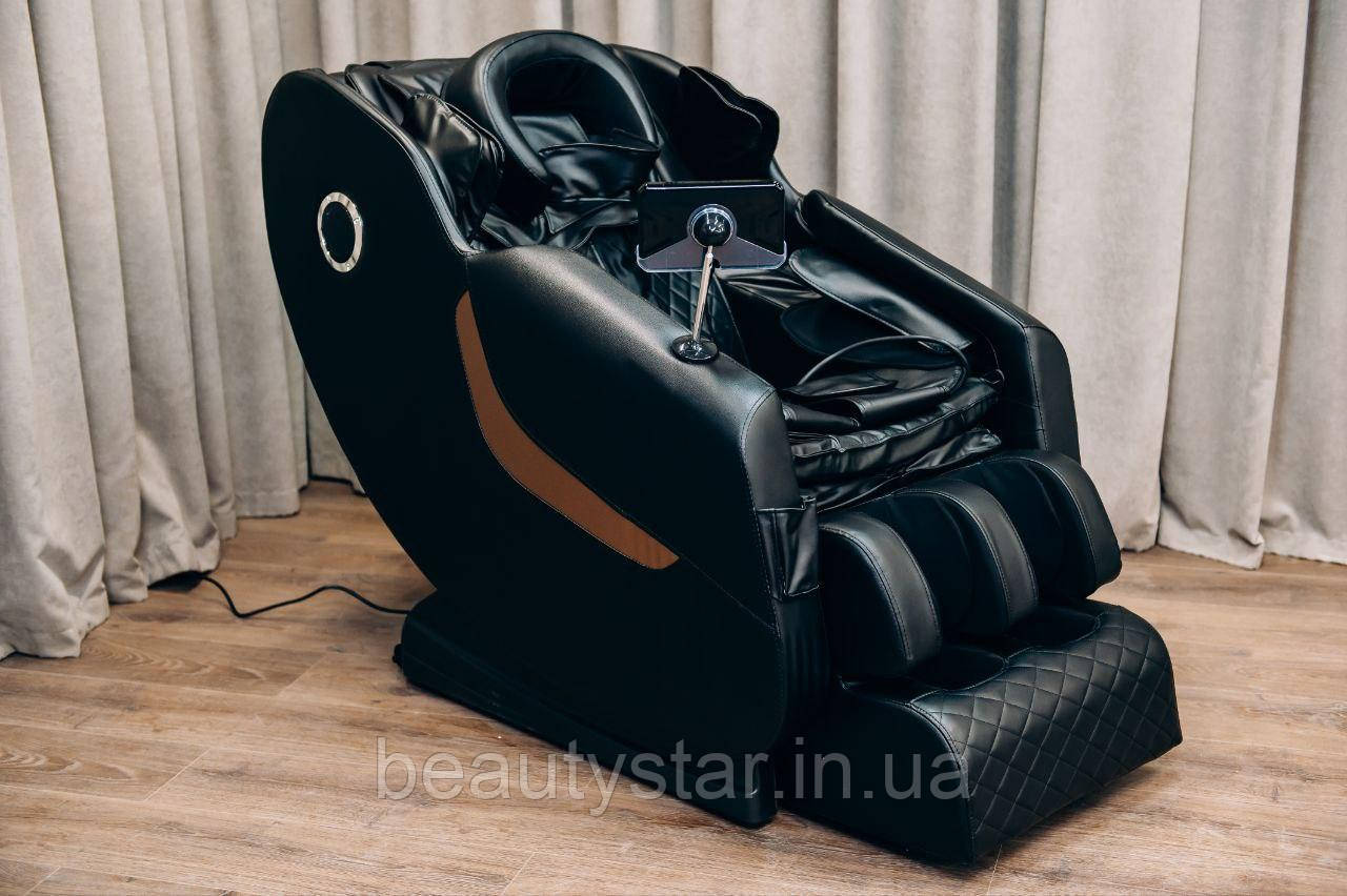 Крісло для масажу XZERO V12+Premium Black на зріст до 185 см, фото 1