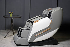 Крісла для масажу XZERO V11 Black&Gray роликовий масаж шиї, спини та попереку, вібромасаж для сідниць та ролик