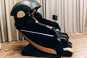 Масажне крісло 9 масжних технік XZERO LX88 Luxury+ Black зріст до 200см, вага до 150кг