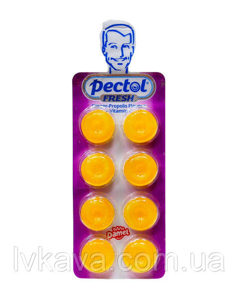 Льодяники Damel Pectol Ginger-propolis + Vitamin C , 20 гр