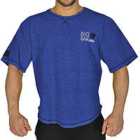 Топ-футболка плотная BigSam 3200 Синяя
