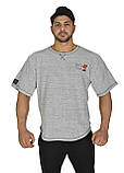 Топ-футболка щільна BigSam 3201 Сіра, фото 2