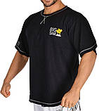 Топ-футболка щільна BigSam 3199 Чорна, фото 2