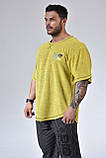 Топ-футболка щільна BigSam 3197 Жовта, фото 3
