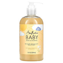 Дитячий шампунь-гель SheaMoisture "Baby Wash & Shampoo" з олією босвелії та миррою (384 мл)