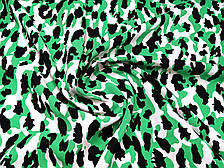 Шифон Армані принт плямистий, зелений