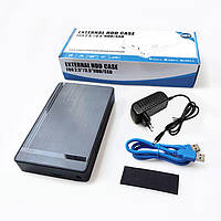 Внешний карман Shuole для HDD 3.5" / 2.5" SATA USB 3.0 Black