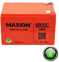 Акумулятор гелевий MAXION GEL 12-14 12V, 14Ah