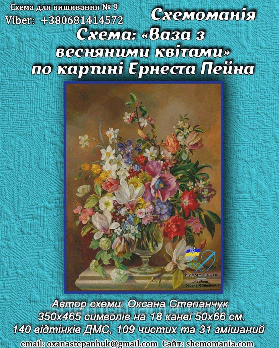(Електронна)Схема для вишивки "Весняні квіти"