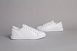 Кеди жіночі шкіряні білі, фото 7