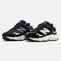 Кросівки New Balance 9060 Black White / Нью Беланс 9060 Чорні з Білим, фото 4