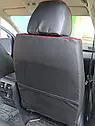 Чохли на сидіння Пежо 307 (Peugeot 307) модельні MAX з екошкіри Чорно-червоний, фото 7