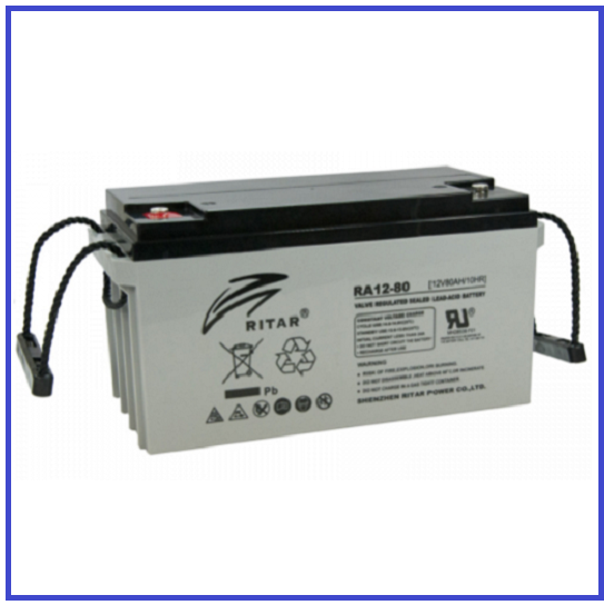 Акумуляторна батарея RITAR AGM DC12-80 12V 80Ah (350х167х182)