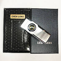 USB зажигалка в подарочной упаковке Jouge XT-4953. YO-499 Цвет: серебро