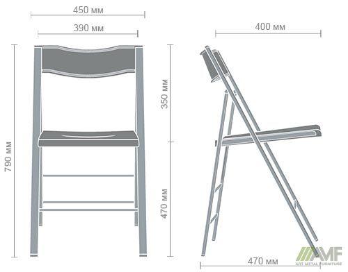 Стул Ибица черный пластик черный