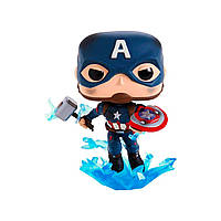 Игровая Фигурка Funko Pop! Captain America cерии Мстители:Финал Капитан Америка с мьёльниром Фанко Поп 45137