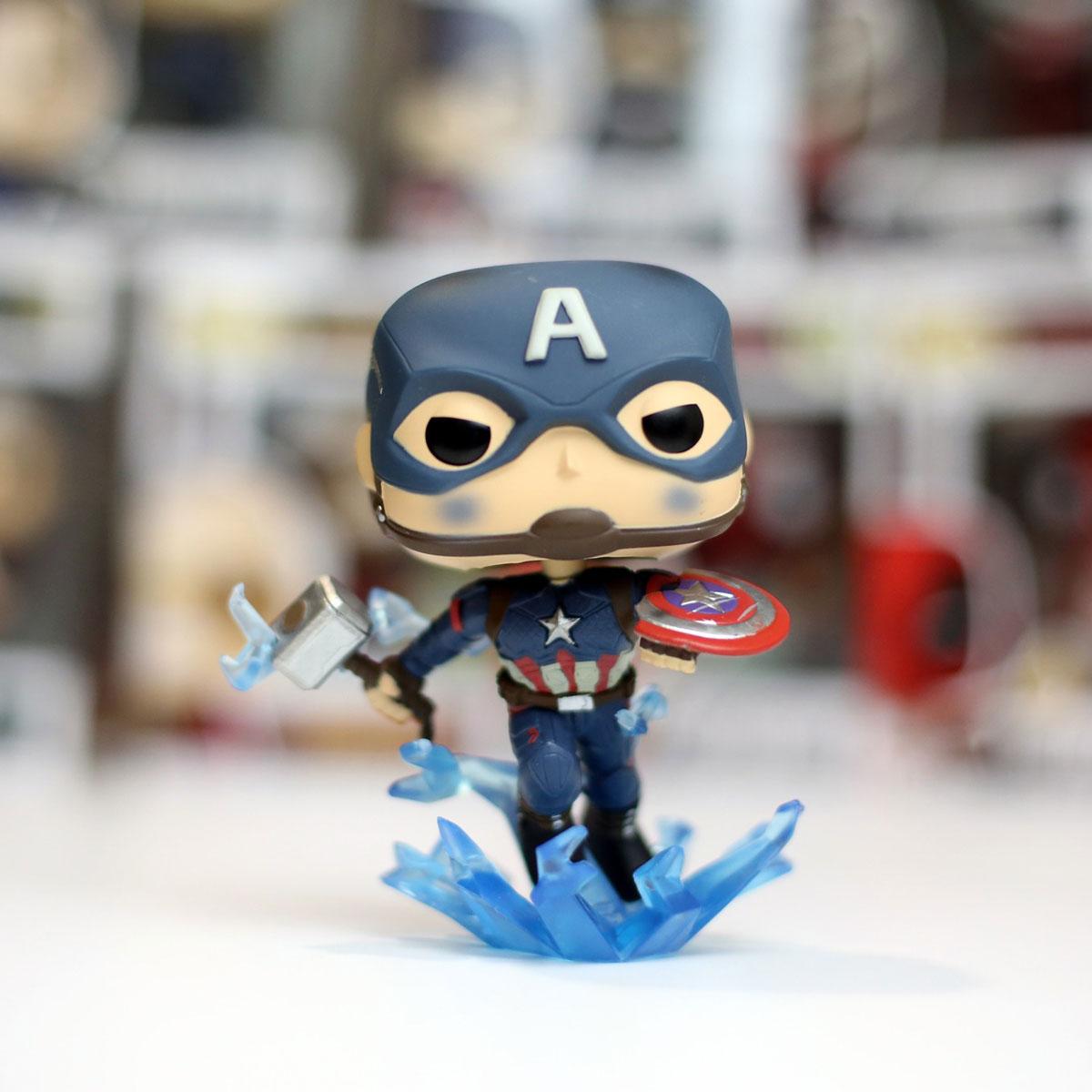 Ігрова Фігурка Funko Pop! Captain America cерії Месники: Фінал Капітан Америка з мйольніром Фанко Поп 45137, фото 1