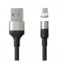 Магнітний кабель швидкого заряджання ROCK micro usb QC 3.0