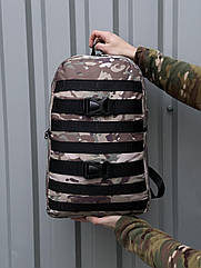 Чоловічий рюкзак Fazan V2 у кольорі мультикам | Чоловічий  камуфляжний рюкзак