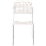 Пластиковий стілець садовий Aurora білий 86х45х45 см міцний моноліт-каркас для кафе, фото 6