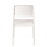 Пластиковий стілець Aurora білий 86х45х45 см міцний моноліт-каркас для кафе, фото 7