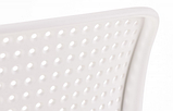 Пластиковий стілець Aurora білий 86х45х45 см міцний моноліт-каркас для кафе, фото 3