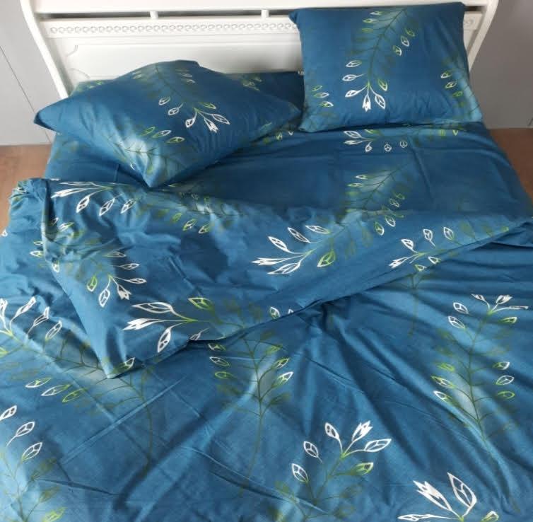 Евро розмір постільна білизна ранфорс «Гілочка», фото 1