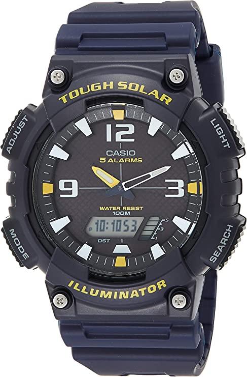 Годинник чоловічий Casio AQ-S810W-2AVDF на сонячній батарейці водонепроникний