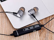 Навушники вакуумні з мікрофоном Bluetooth магніт AZ-26-BT, фото 2