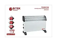 Обігрівач електричний конвекційний 2000Вт 220В BITEK BT-4120, фото 2
