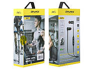 Навушники вакуумні з мікрофоном Bluetooth AWEI AK5-BT, фото 3