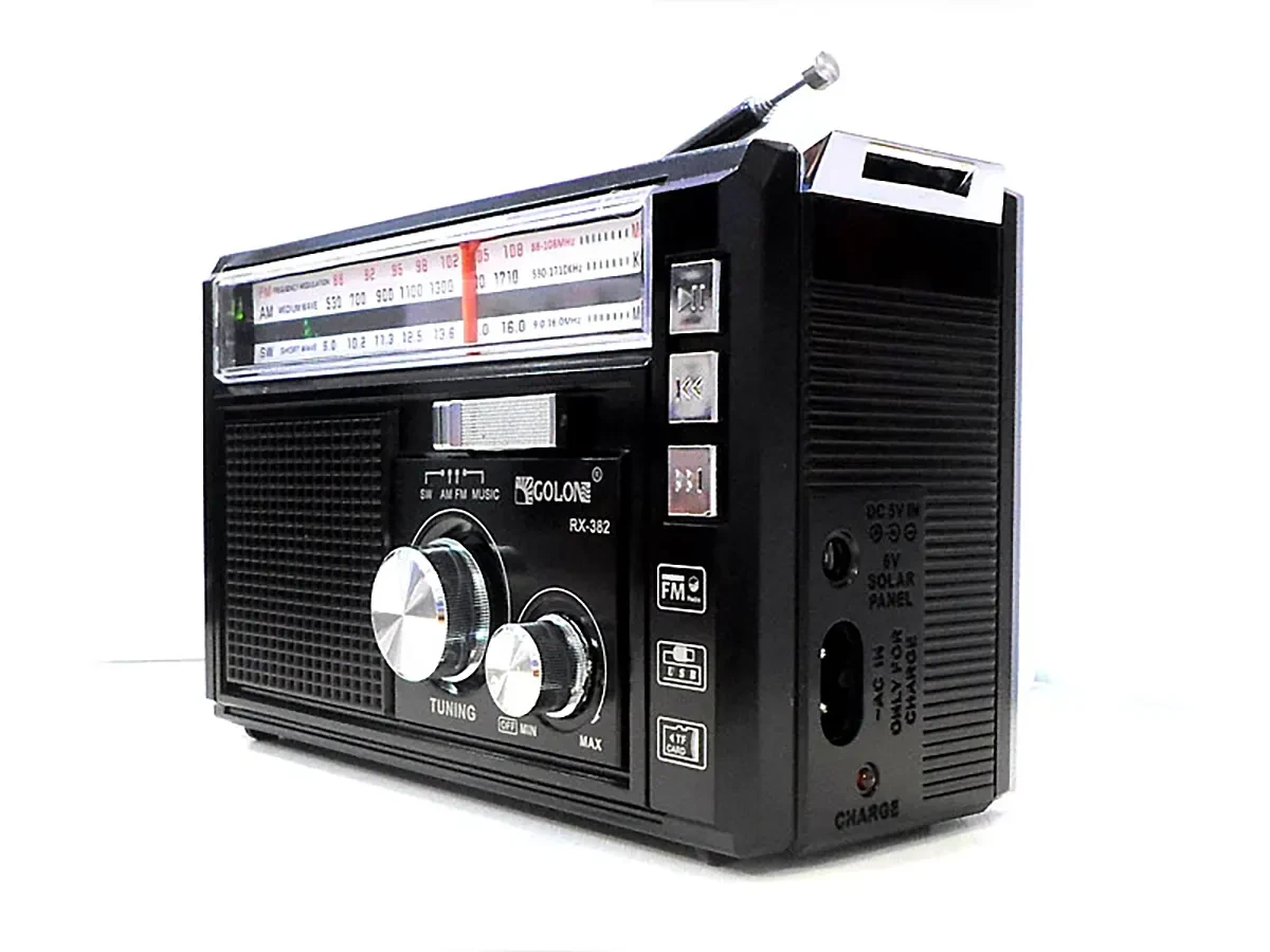 Портативний радіоприймач Golon RX-382 акумуляторний, фото 1