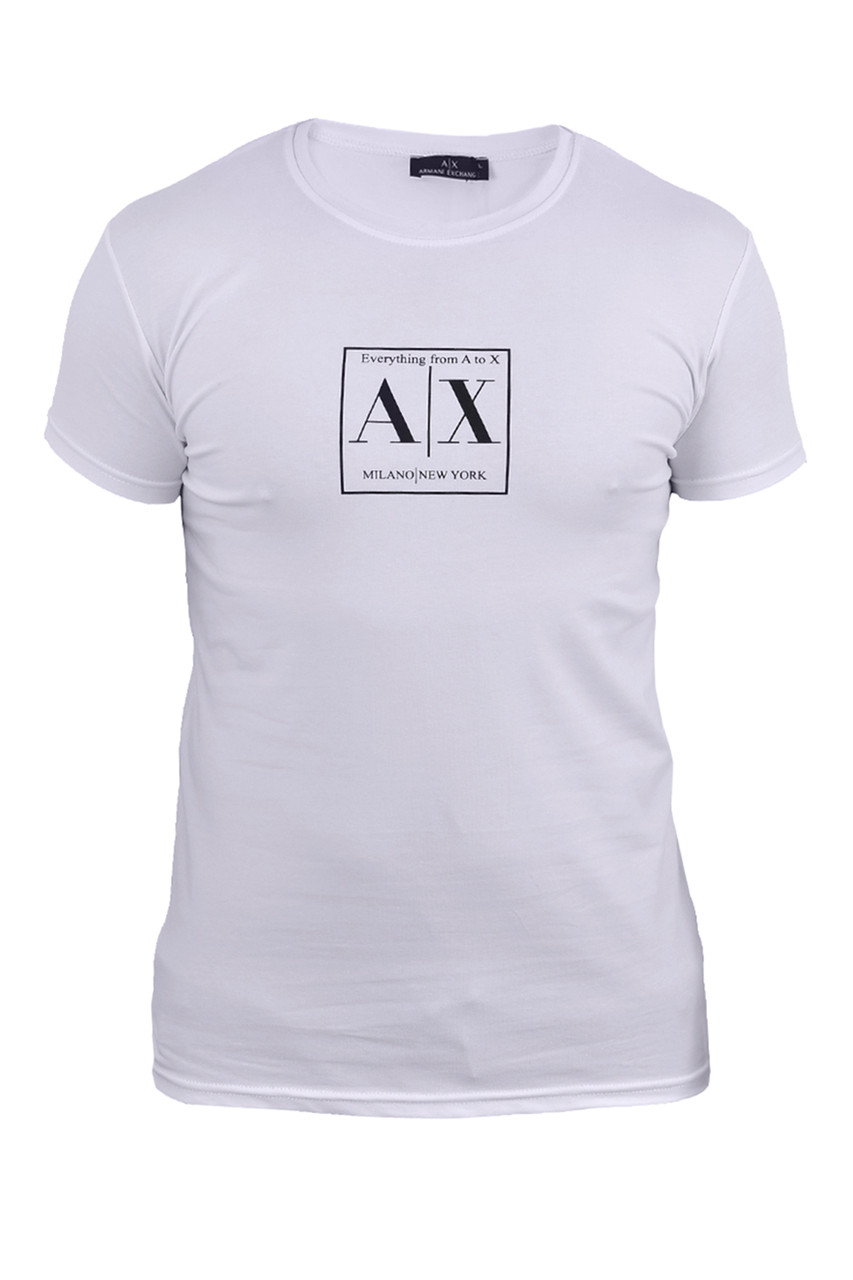 Футболка чоловіча Armani 23-A2028B біла