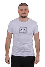 Футболка чоловіча Armani 23-A2028B біла, фото 3