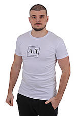 Футболка чоловіча Armani 23-A2028B біла, фото 4
