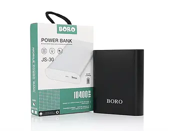 Зовнішній акумулятор Power bank 10400mAh Boro JS-30