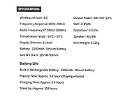 Міні динамік Bluetooth з годинником IMIO K-10, фото 8